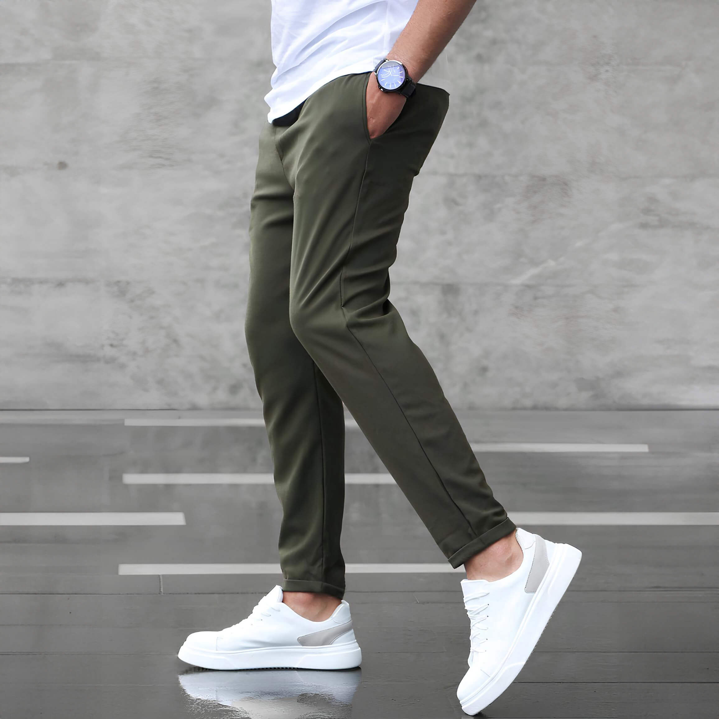Lorenzo | Pantaloni Eleganți Stretch