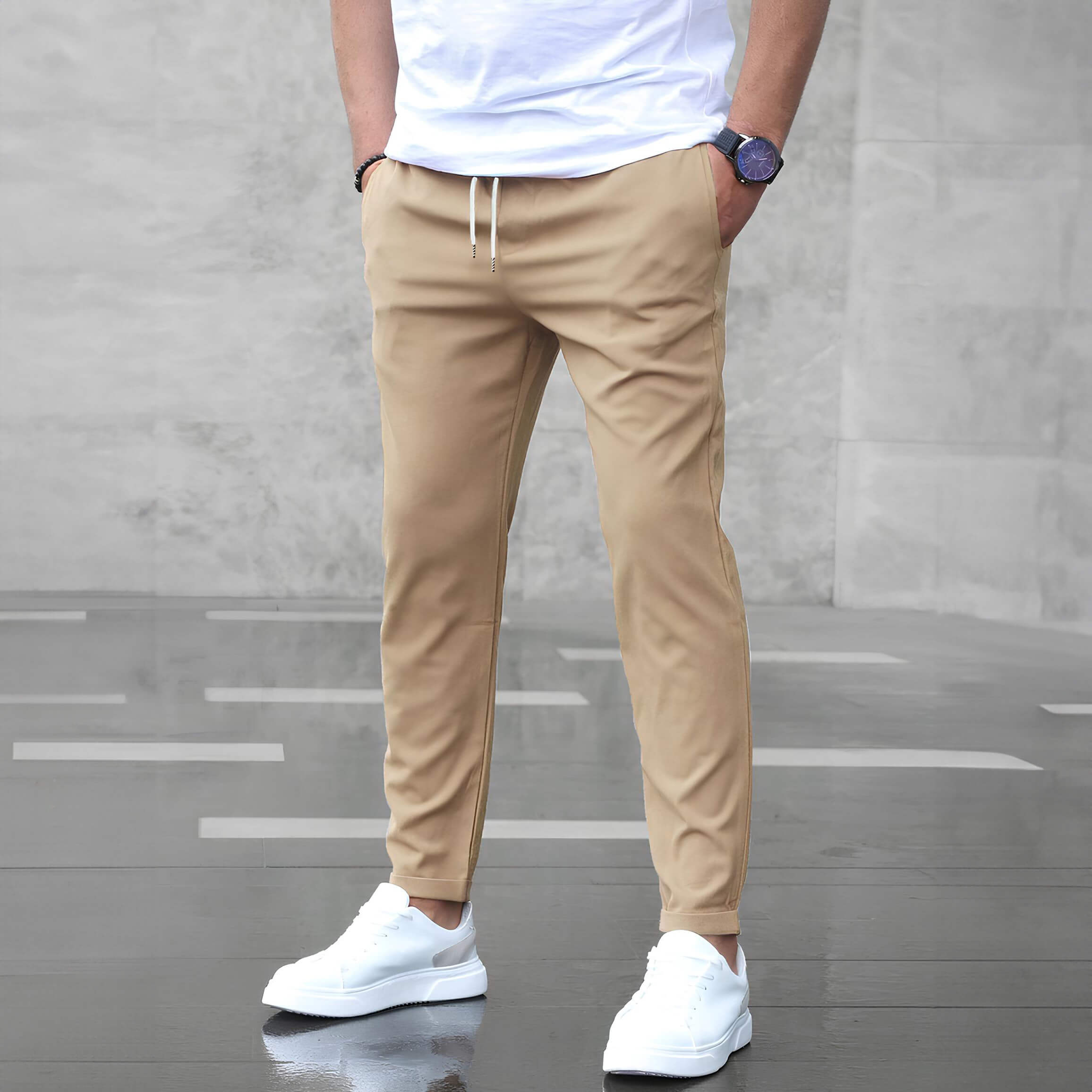 Lorenzo | Pantaloni Eleganți Stretch