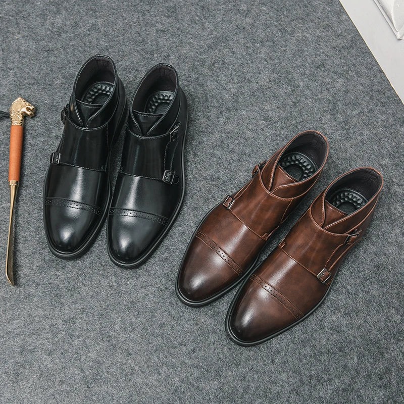 Darell | Botine cu două catarame