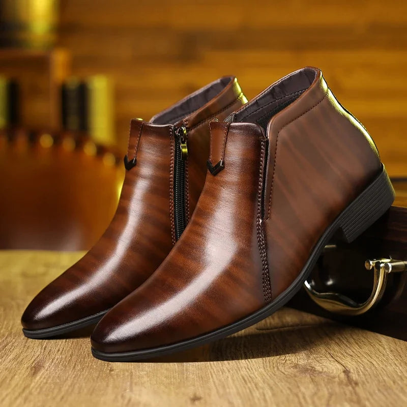 Pierre | Botine Clasice cu Fermuar