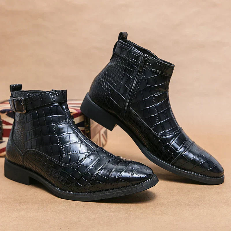 Dylan | Pantofi cu prindere din piele artificială
