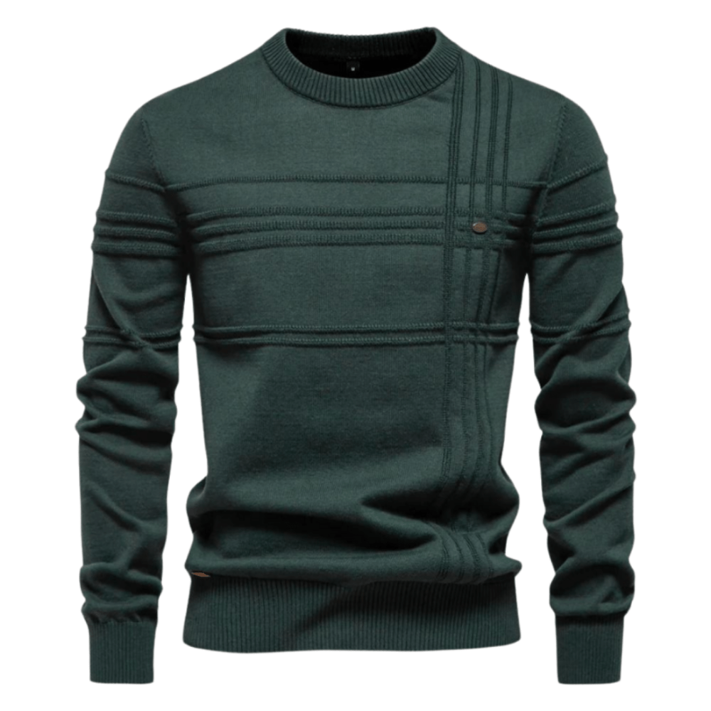Burkhard | Pulover elegant, cu design deosebit și carouri 