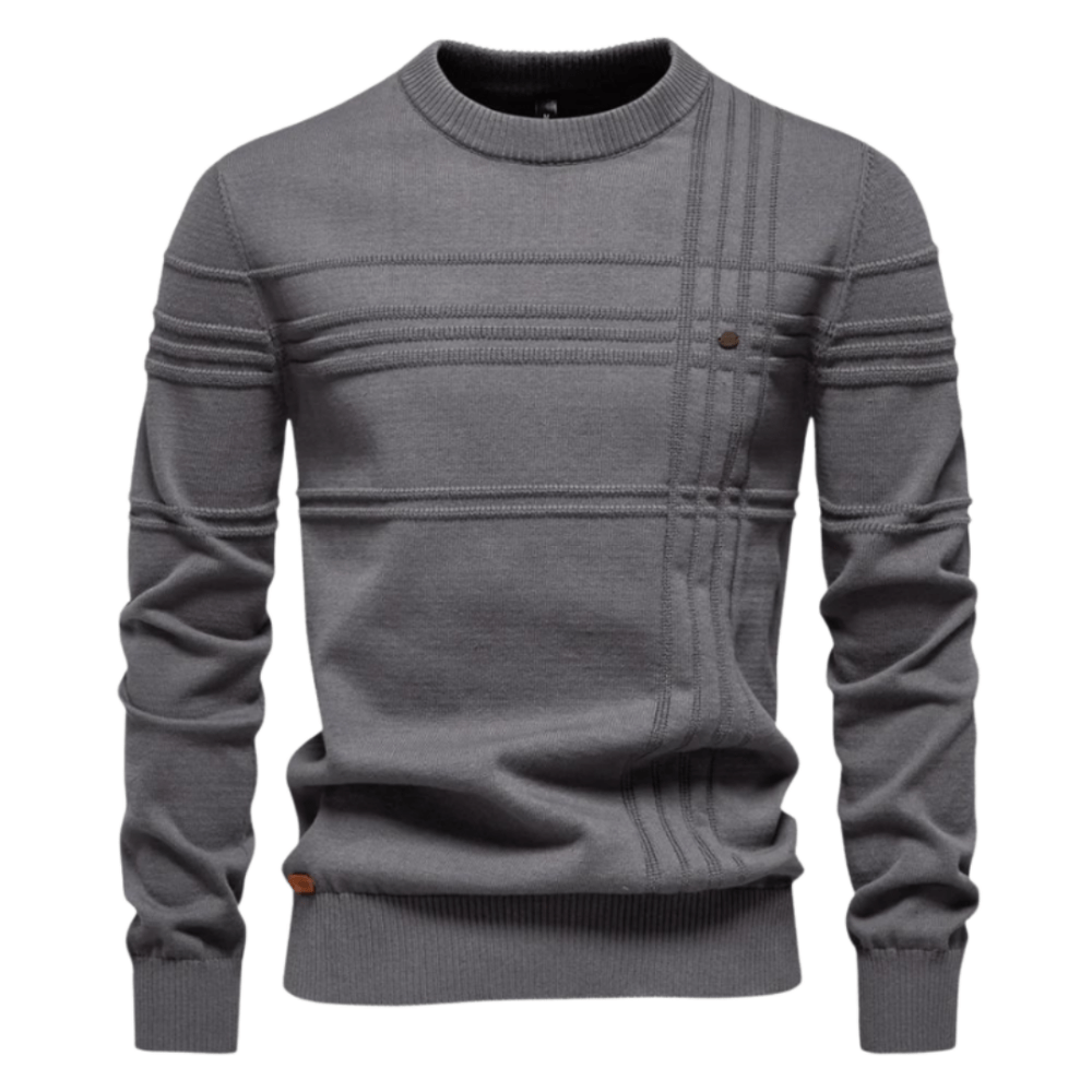 Burkhard | Pulover elegant, cu design deosebit și carouri 