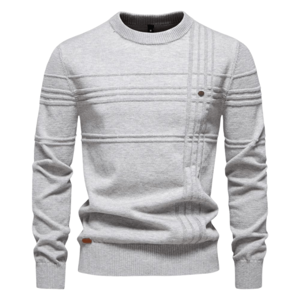 Burkhard | Pulover elegant, cu design deosebit și carouri 