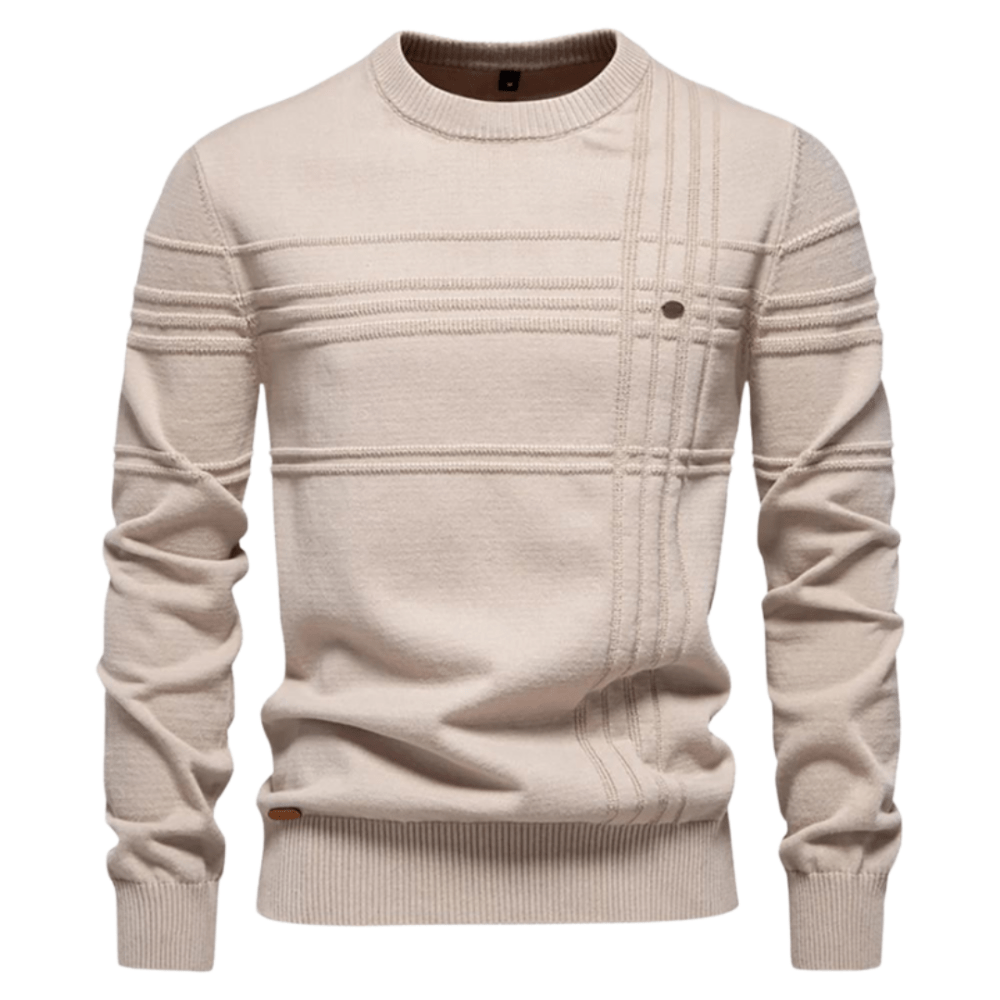 Burkhard | Pulover elegant, cu design deosebit și carouri 