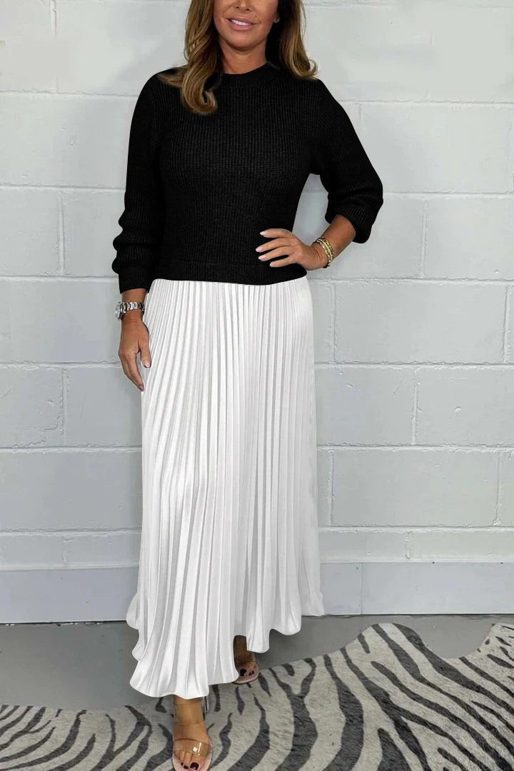 Maeve | Rochie Maxi Plisată