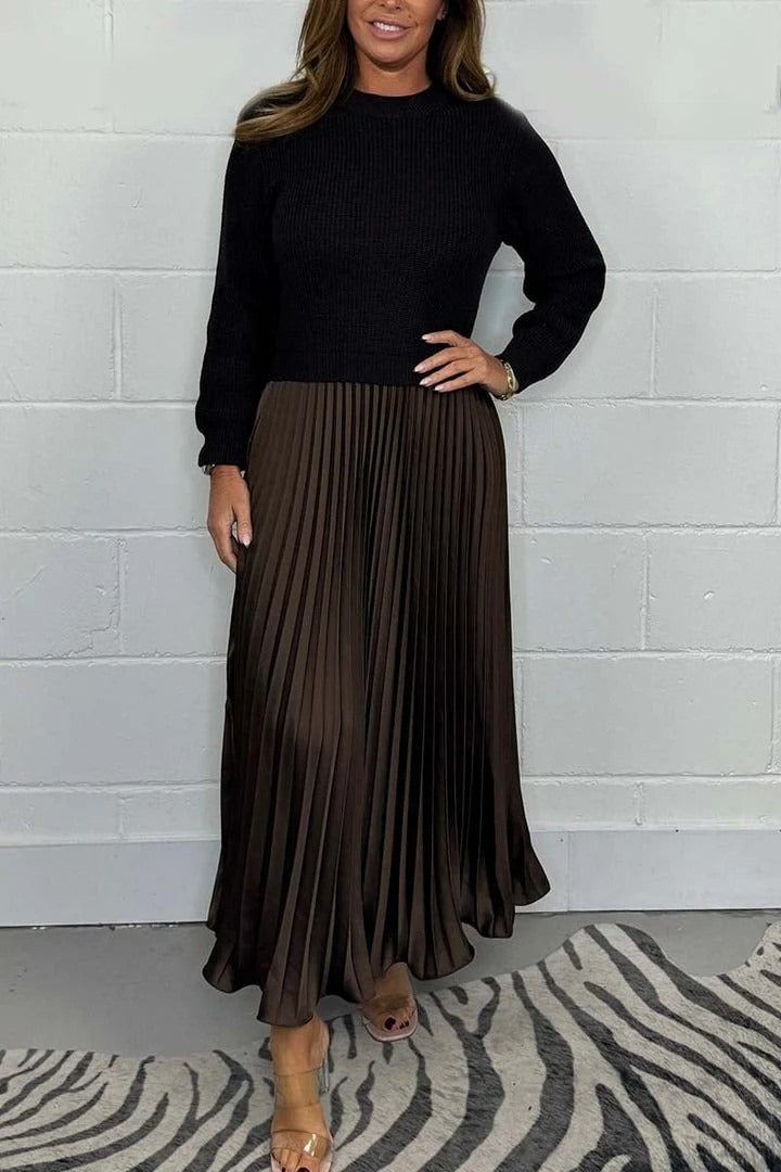 Maeve | Rochie Maxi Plisată