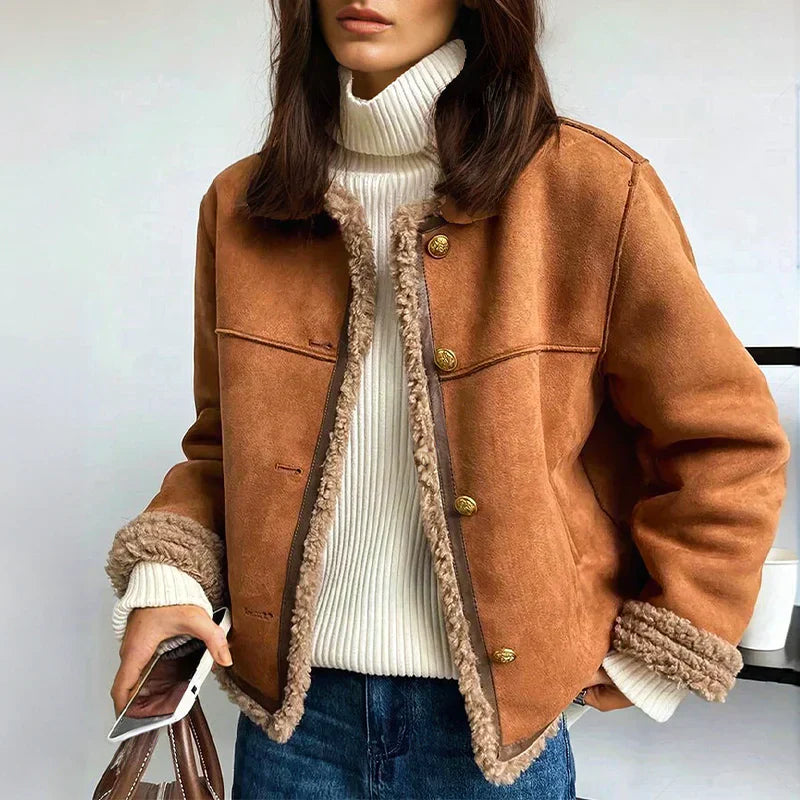 Rosalie | Jachetă Elegantă Teddy