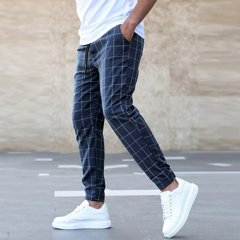 Shane | Pantaloni Jogger Elegați cu Carouri