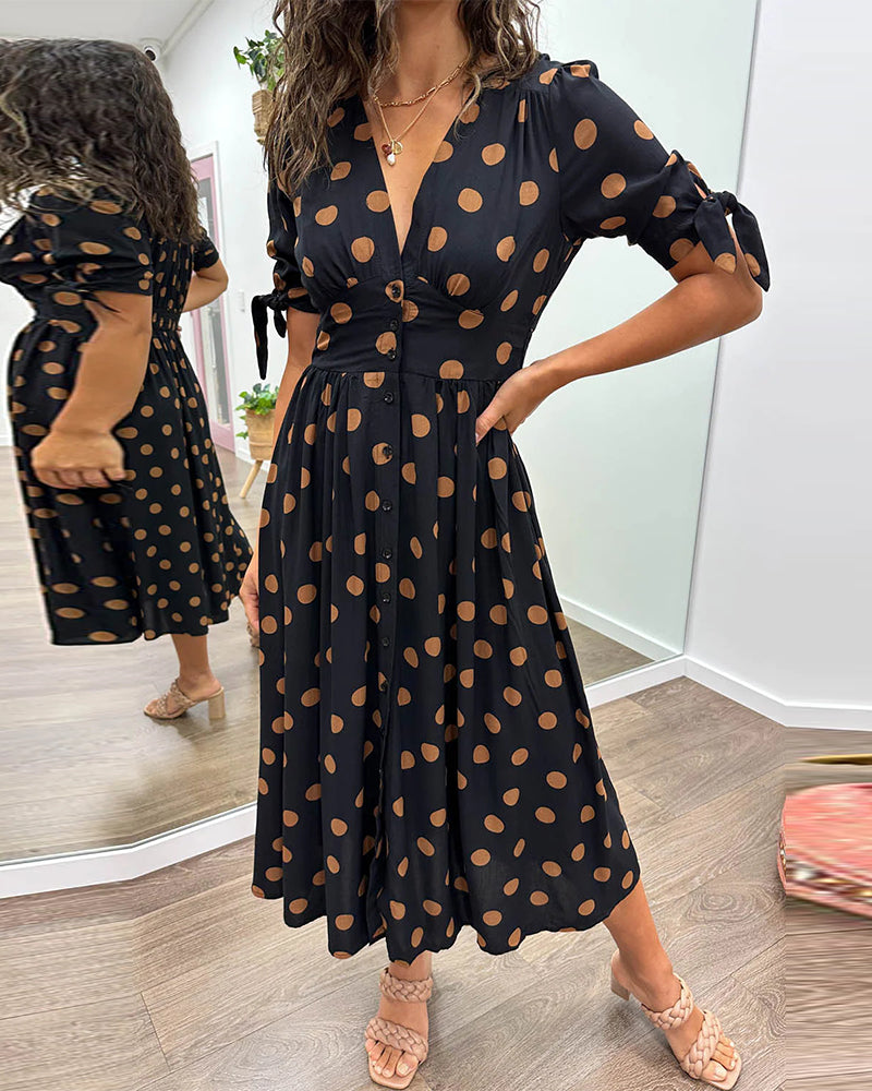 Anna | Rochie de vară cu buline
