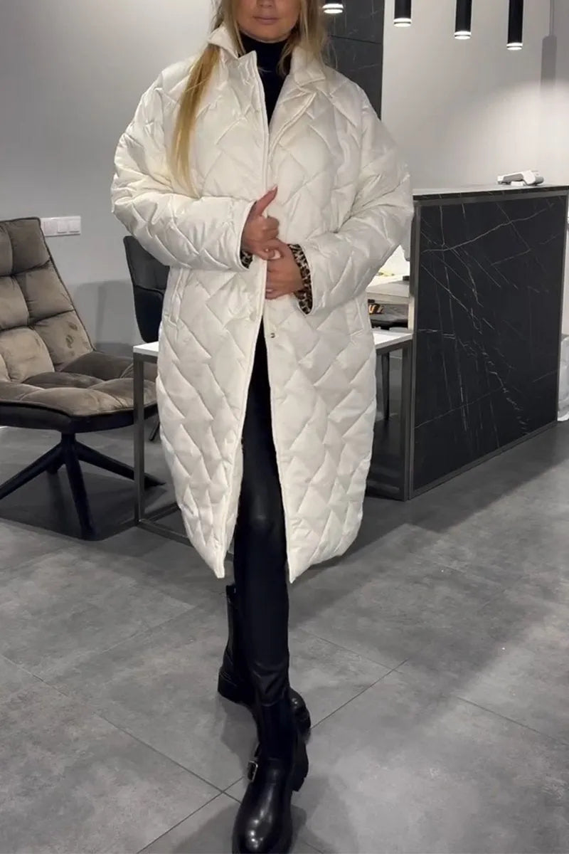 Julia | Palton Leopard Eleganță 