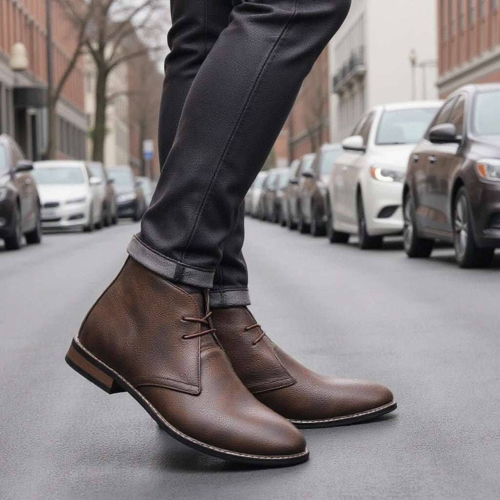 Clayton | Botine din Piele Elegante