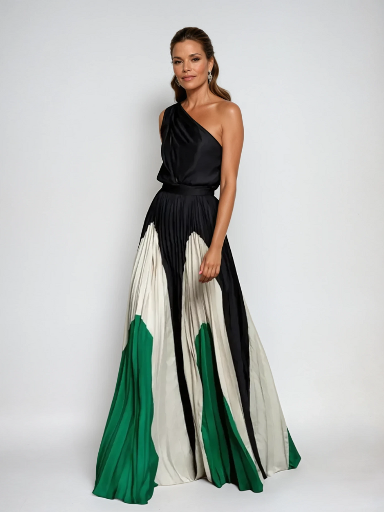 mac | Rochie Maxi Elegantă cu Un Umăr 